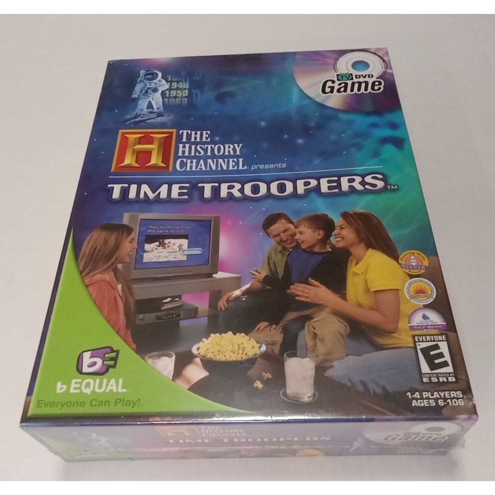 The History Channel Presents Time Troopers TV DVD Game Sealed + Bonus DVD (2005)